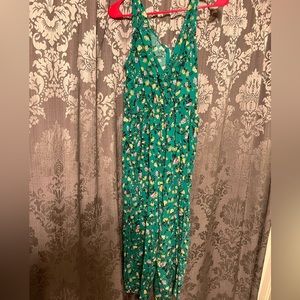 Green floral jumpsuit - never worn